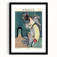 Vintage Vogue Illustration - Floral Hat 1918 Fashion Art Print