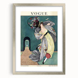 Vintage Vogue Illustration - Floral Hat 1918 Fashion Art Print