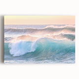 Large black and white abstract design on stretched canvas, ideal for kitchen wall art.