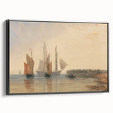 Romanticism Art - Entrance to Calais Harbour by David Cox Print