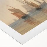 Romanticism Art - Entrance to Calais Harbour by David Cox Print