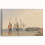 Romanticism Art - Entrance to Calais Harbour by David Cox Print