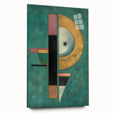 Geometric Abstract Design - Modern Canvas Wall Art for Living Room