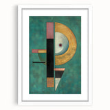 Geometric Abstract Design - Modern Canvas Wall Art for Living Room