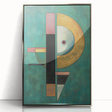 Geometric Abstract Design - Modern Canvas Wall Art for Living Room