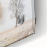 Minimalist Office Wall Art – Serene Foggy Landscape Canvas