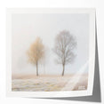 Minimalist Office Wall Art – Serene Foggy Landscape Canvas
