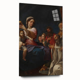 Baroque Religious Scene with Madonna and Saints - Classic Art