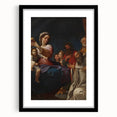 Baroque Religious Scene with Madonna and Saints - Classic Art