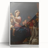 Baroque Religious Scene with Madonna and Saints - Classic Art