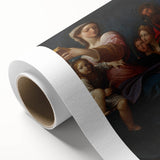 Baroque Religious Scene with Madonna and Saints - Classic Art