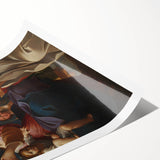 Baroque Religious Scene with Madonna and Saints - Classic Art