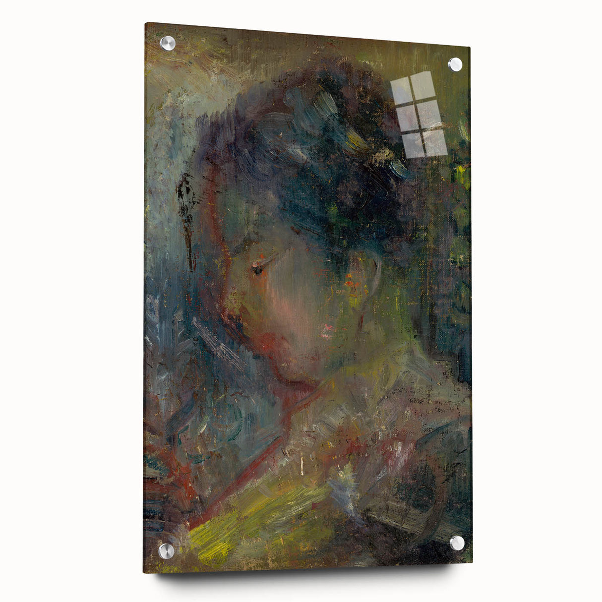 Expressionist Art - Abstract Portrait in Soft Vibrant Hues