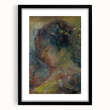 Expressionist Art - Abstract Portrait in Soft Vibrant Hues