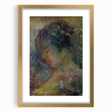 Expressionist Art - Abstract Portrait in Soft Vibrant Hues
