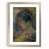 Expressionist Art - Abstract Portrait in Soft Vibrant Hues