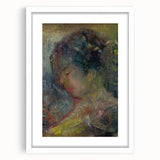 Expressionist Art - Abstract Portrait in Soft Vibrant Hues