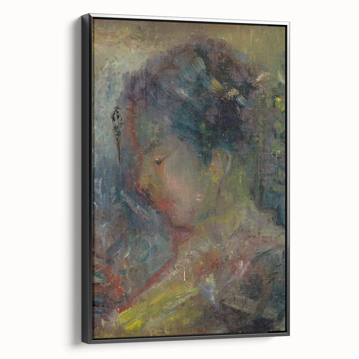Expressionist Art - Abstract Portrait in Soft Vibrant Hues
