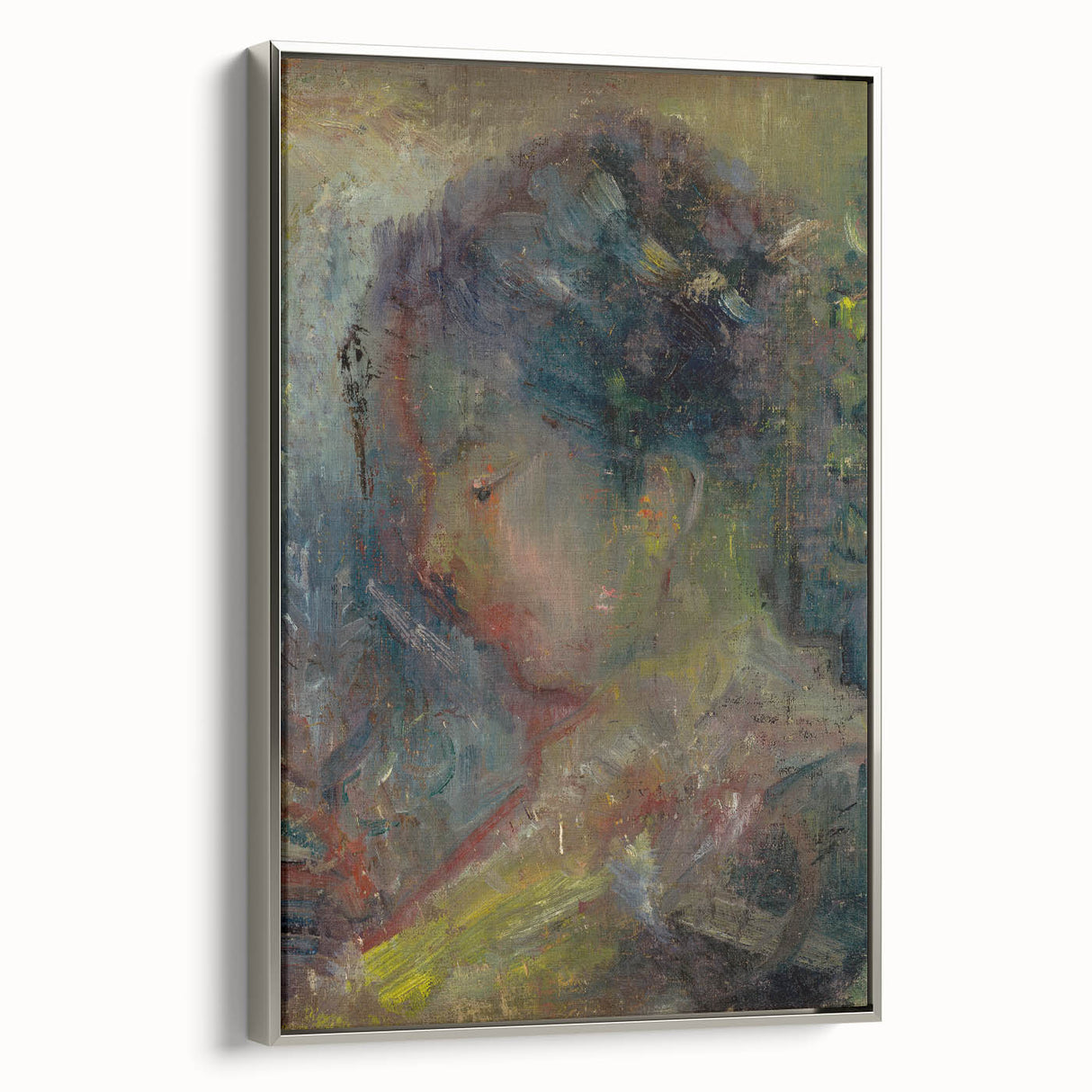 Expressionist Art - Abstract Portrait in Soft Vibrant Hues