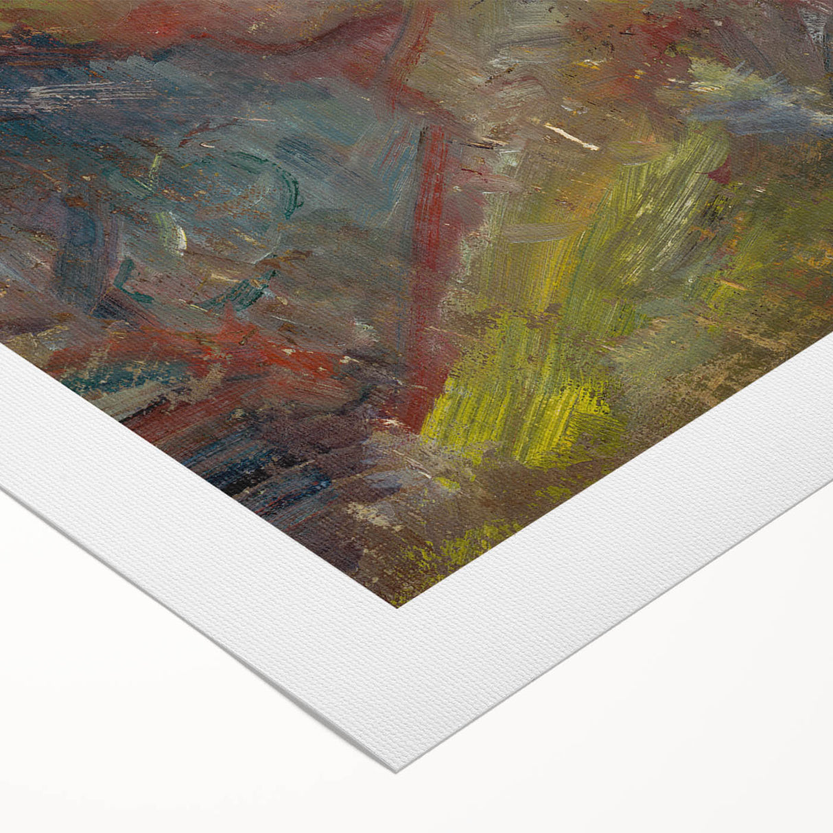 Expressionist Art - Abstract Portrait in Soft Vibrant Hues