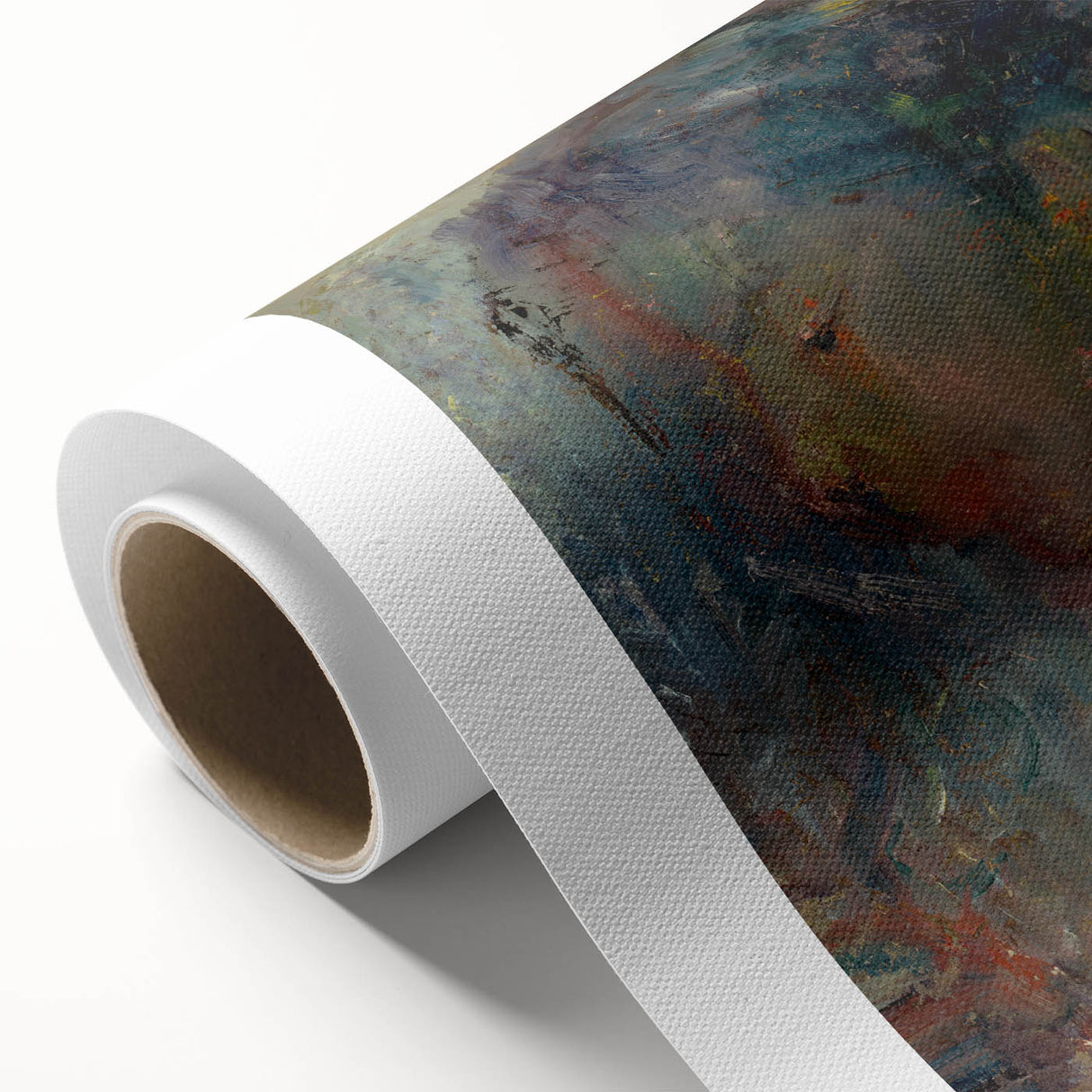 Expressionist Art - Abstract Portrait in Soft Vibrant Hues