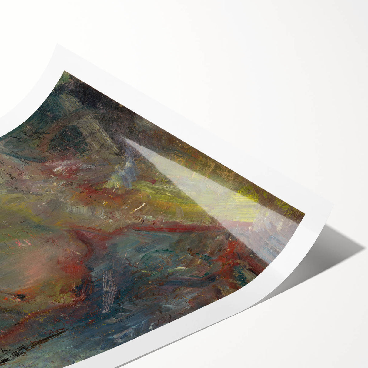Expressionist Art - Abstract Portrait in Soft Vibrant Hues