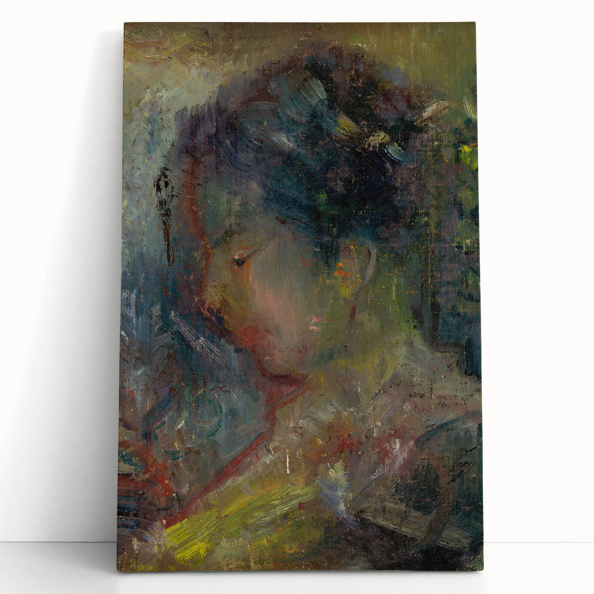 Expressionist Art - Abstract Portrait in Soft Vibrant Hues