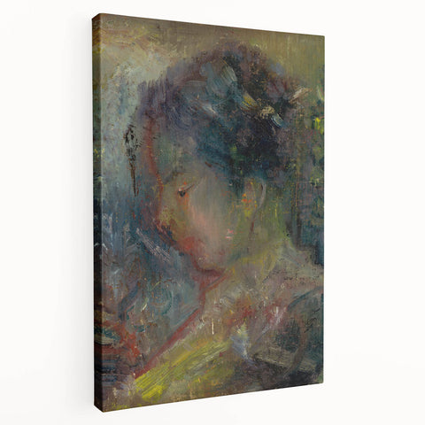 Expressionist Art - Abstract Portrait in Soft Vibrant Hues