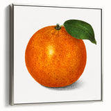 Landscape art painting of colorful fruits on black background, framed canvas, ideal for kitchen wall decor.