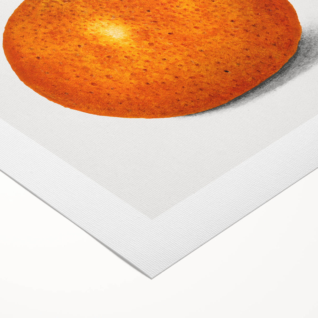 Art deco poster featuring an assortment of vibrant fruits on rolled canvas, suitable for dining room wall art.