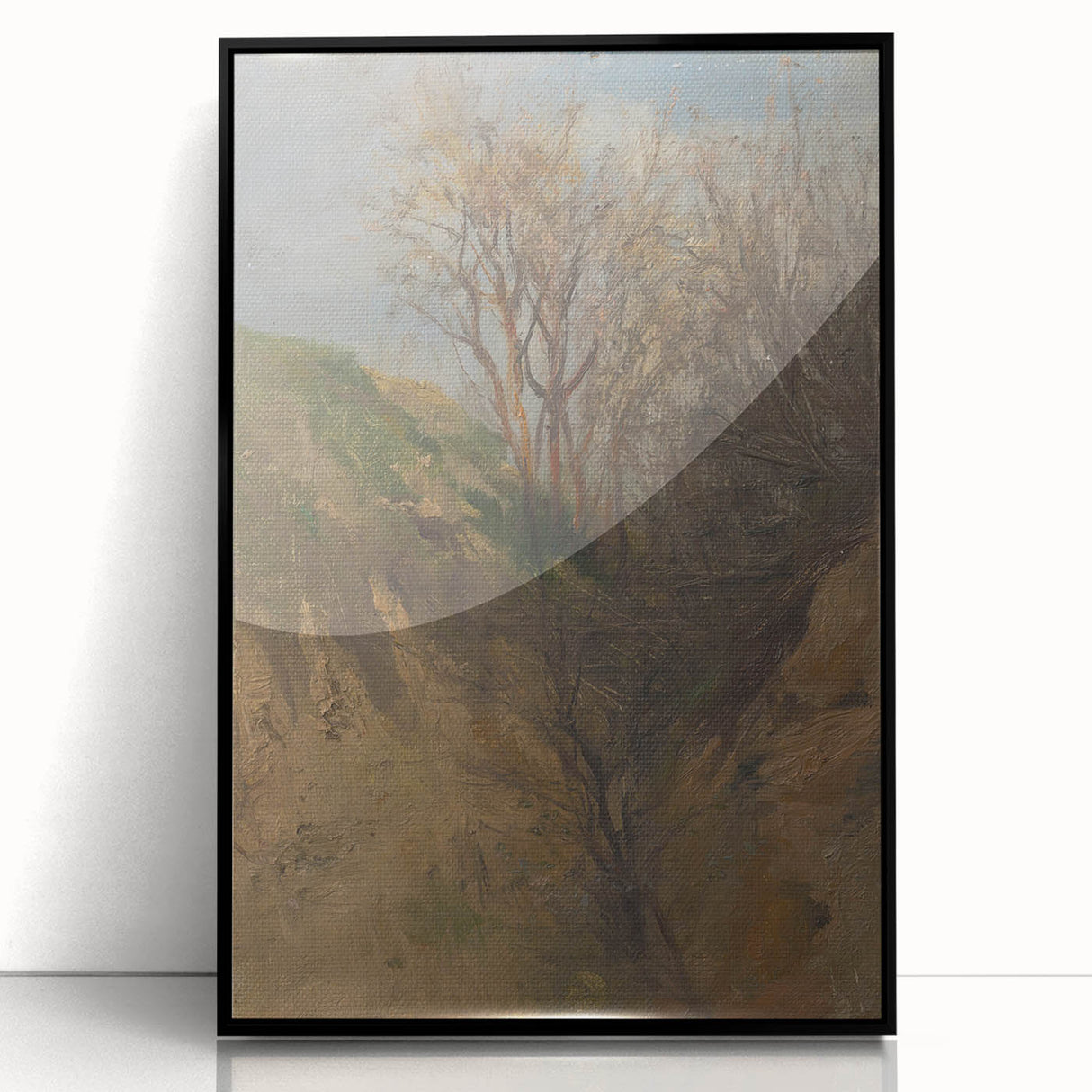 Realist Landscape Art: Ladislav Mednyánszky's Ditch Landscape Print