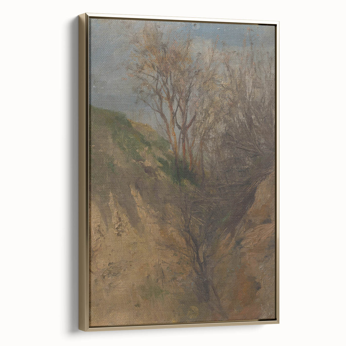 Realist Landscape Art: Ladislav Mednyánszky's Ditch Landscape Print