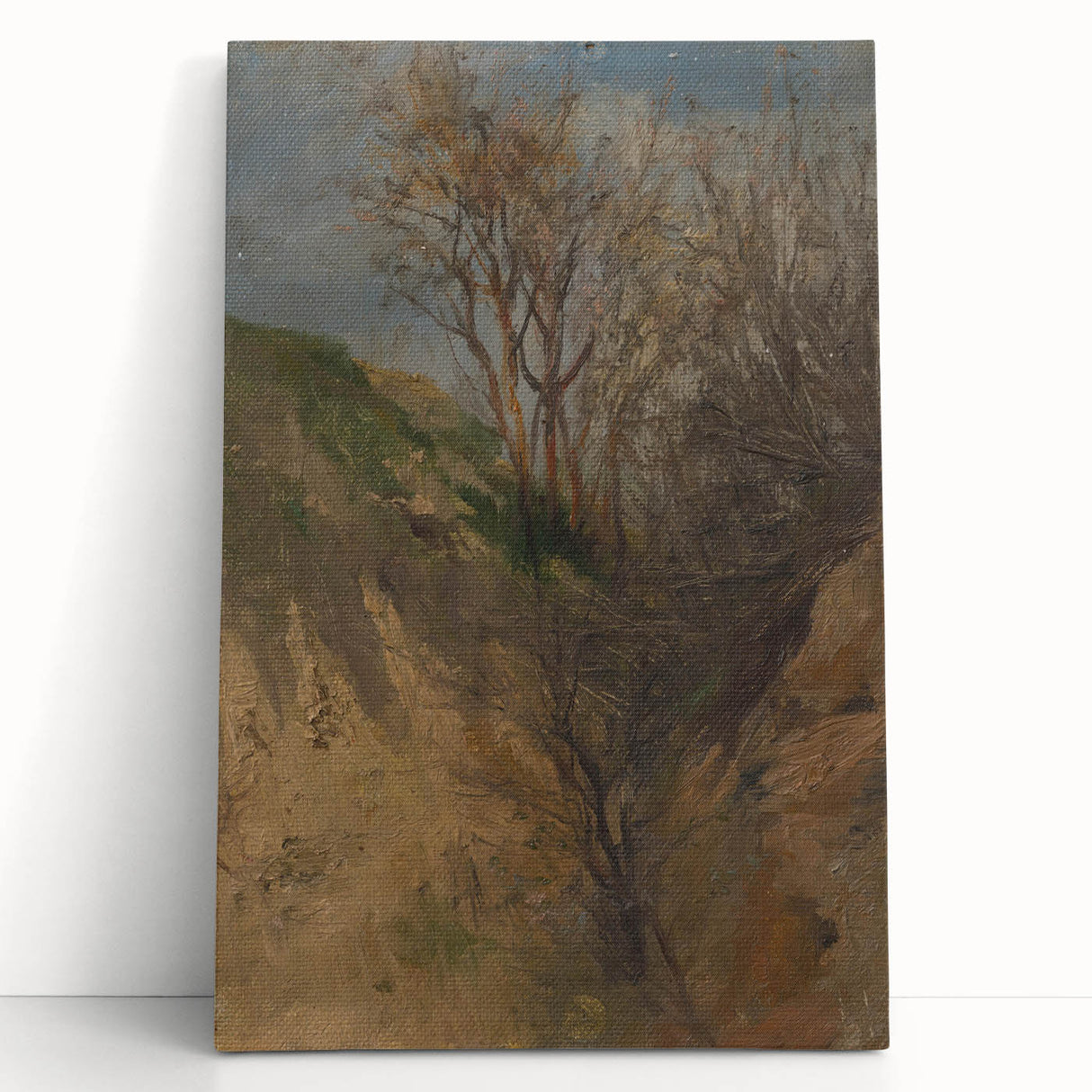 Realist Landscape Art: Ladislav Mednyánszky's Ditch Landscape Print