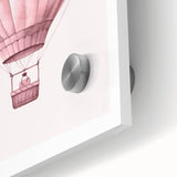 Hot Air Balloon Adventure Print - Kids Room Wall Art