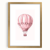 Hot Air Balloon Adventure Print - Kids Room Wall Art