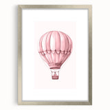 Hot Air Balloon Adventure Print - Kids Room Wall Art