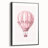 Hot Air Balloon Adventure Print - Kids Room Wall Art