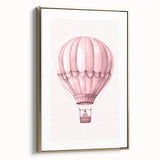 Hot Air Balloon Adventure Print - Kids Room Wall Art