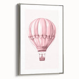 Hot Air Balloon Adventure Print - Kids Room Wall Art
