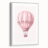 Hot Air Balloon Adventure Print - Kids Room Wall Art
