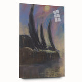 Modern Wall Art - Dreamy Nightscape - Abstract Contemporary Art Print