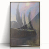 Modern Wall Art - Dreamy Nightscape - Abstract Contemporary Art Print