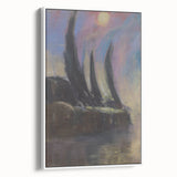 Modern Wall Art - Dreamy Nightscape - Abstract Contemporary Art Print