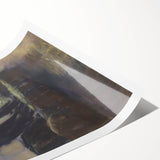 Modern Wall Art - Dreamy Nightscape - Abstract Contemporary Art Print