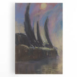 Modern Wall Art - Dreamy Nightscape - Abstract Contemporary Art Print