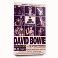 David Bowie First American Performance Retro Poster Art