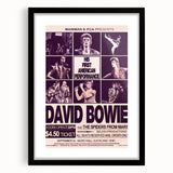 David Bowie First American Performance Retro Poster Art