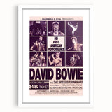 David Bowie First American Performance Retro Poster Art