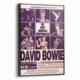 David Bowie First American Performance Retro Poster Art
