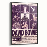 David Bowie First American Performance Retro Poster Art